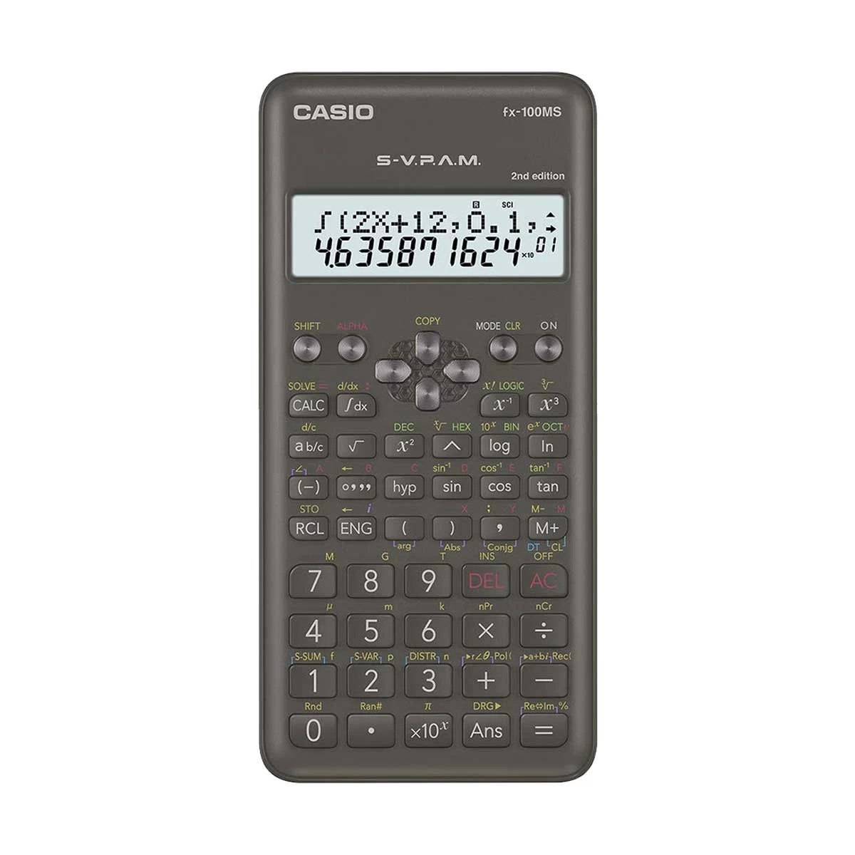 Casio fx-100MS 2nd Edition Scientific Calculator- Black