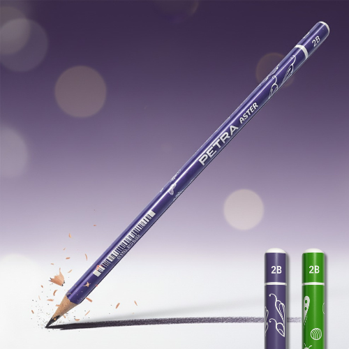 Petra Aster Triangular Pencil - Green Color